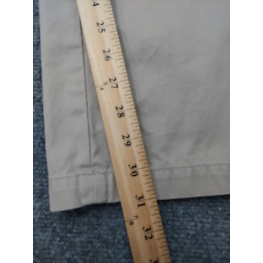 BANANA REPUBLIC Pants Mens 33x32 Tan Khaki DAWSON Chino Cotton Flat Front